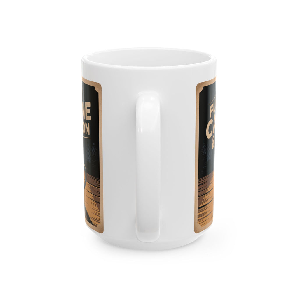 Fuel Your Ambition Ceramic Mug - Coffee Lover Gift, Motivational Mug, Unique Kitchen Decor, Birthday Gift, Caffeine Enthusiast