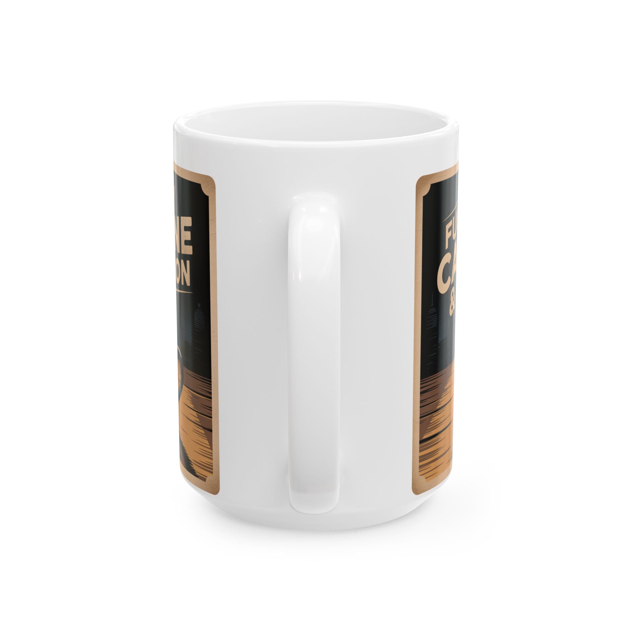 Fuel Your Ambition Ceramic Mug - Coffee Lover Gift, Motivational Mug, Unique Kitchen Decor, Birthday Gift, Caffeine Enthusiast